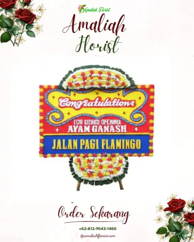 Bunga Papan Congratulation di Maccini Sombala
